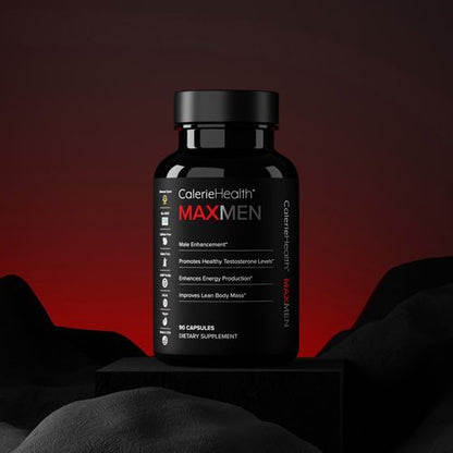 CalerieHealth MAXMEN 男士活力精華膠囊 90粒裝 - 促進睪酮水平與提升體能黑色瓶裝