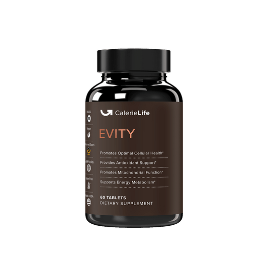 CalerieLife EVITY 黑色瓶裝細胞健康與抗氧化膳食補充劑 60粒